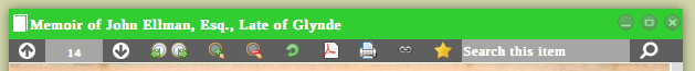 browser item bar